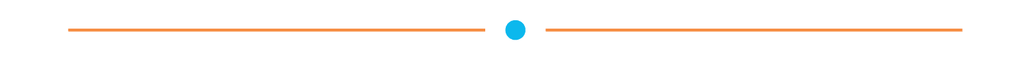 page breaker - blue w orange line