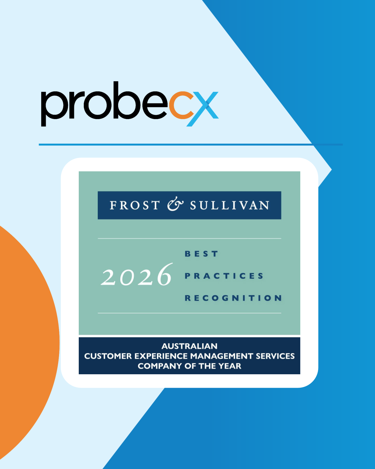 Probe CX named Frost & Sullivan’s 2026 Australian CX Company of the Year