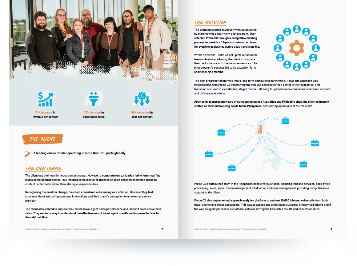 Cruise retailer boosts revenue per contact by 71% with outsourced capabilities