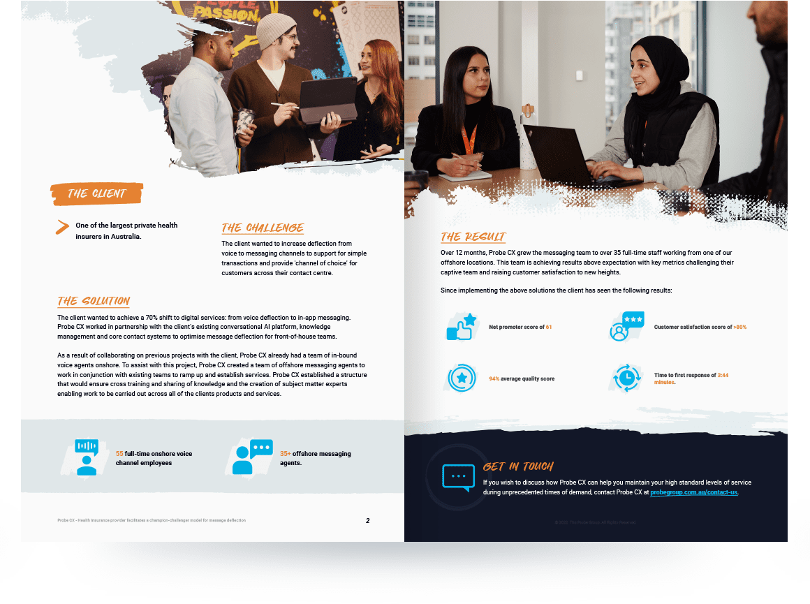 P_Health insurance provider facilitates a champion-challenger model for message deflection_inside