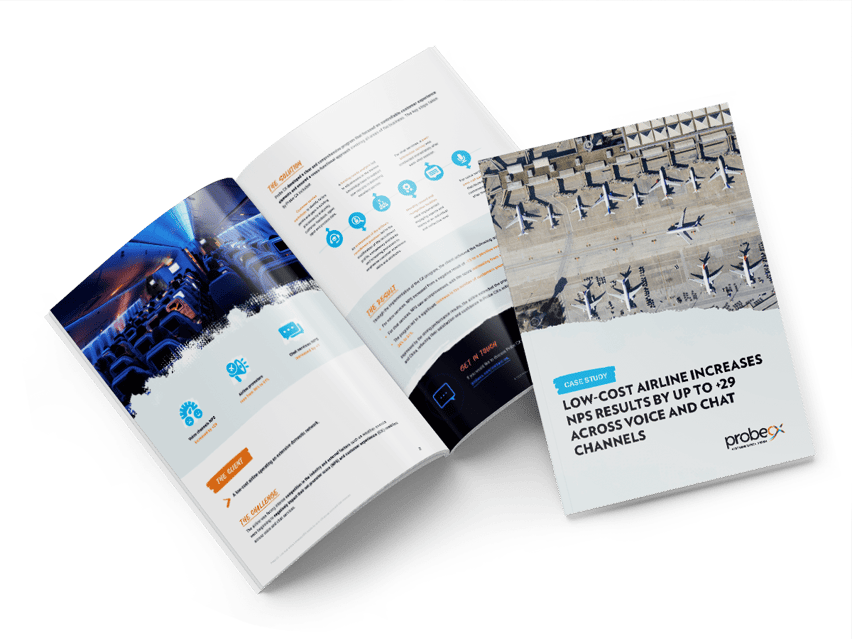 Low-cost airline increases NPS results by up to +29 across voice and chat channels