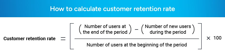 How to calculate customer retention rate