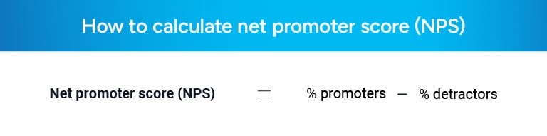 How to calculate net promoter score (NPS)
