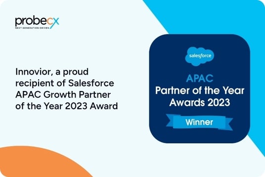 Innovior, a proud recipient of Salesforce APAC Growth Partner of the Year 2023 Award