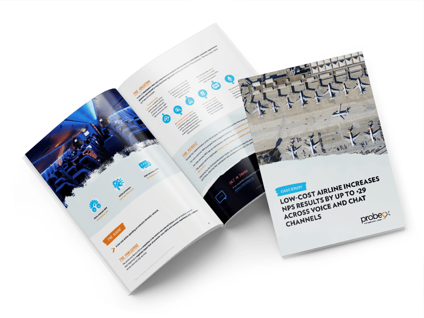 Low-cost airline increases NPS by +29 across voice and chat channels