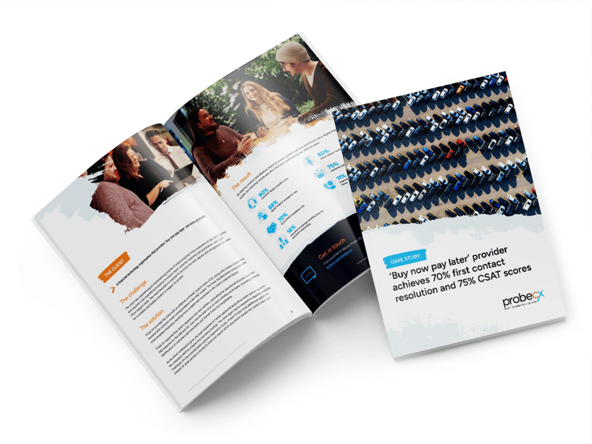 ‘Buy now pay later’ provider achieves 70% first contact resolution | ProbeCX