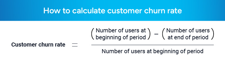 How to calculate customer churn rate